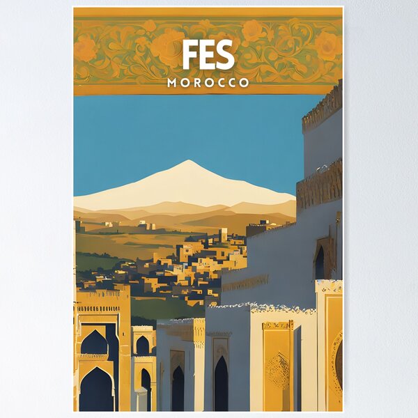Aperçu de l'œuvre Fes créée et vendue par ZionPosteria.