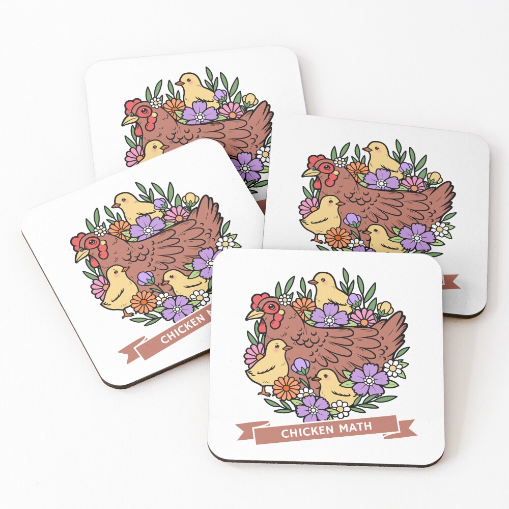 Item preview, Coasters (Set of 4) designed and sold by InkBarn.