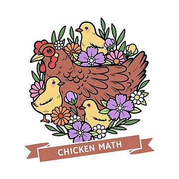 Artwork thumbnail, Chicken Math by InkBarn
