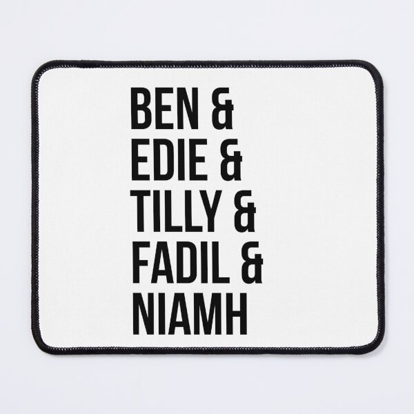 Item preview, Afterlife Calls character names print (white) designed and sold by Kristina Adams | Author & Poet.