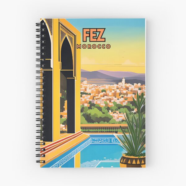 Item preview, Fez Morocco Retro Vintage Travel designed and sold by ZionPosteria.
