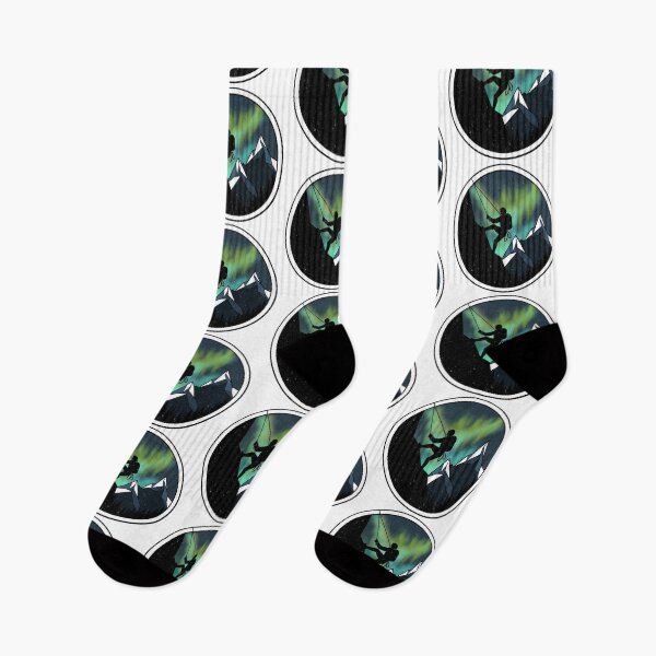 Item preview, Climbing under aurora  designed and sold by Kirsten Lia.