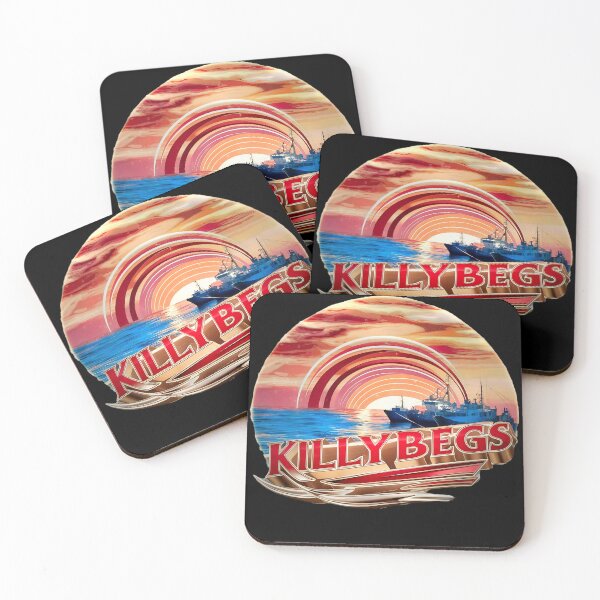 Item preview, Killybegs Retro Sunset with Trawlers County Donegal designed and sold by OliDesigns.