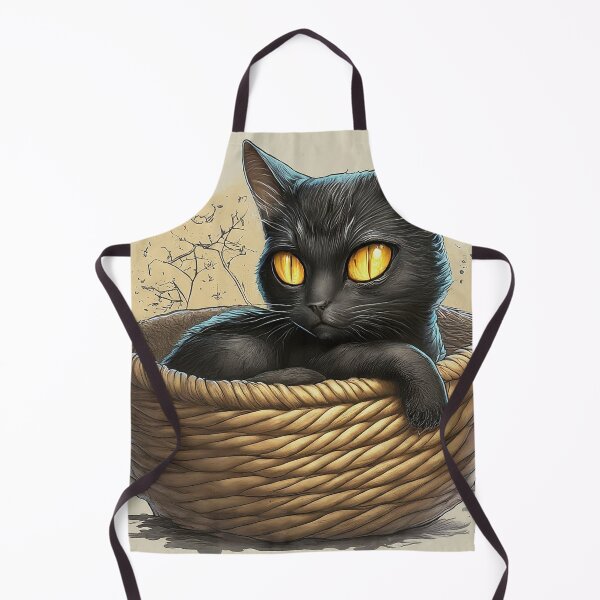 Item preview, Kitty in a Basket designed and sold by kyxur.