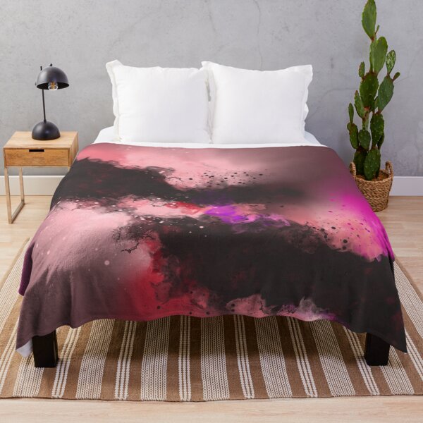 Item preview, Serenity - Pink Red Purple Black Abstract designed and sold by Joey Santiago.