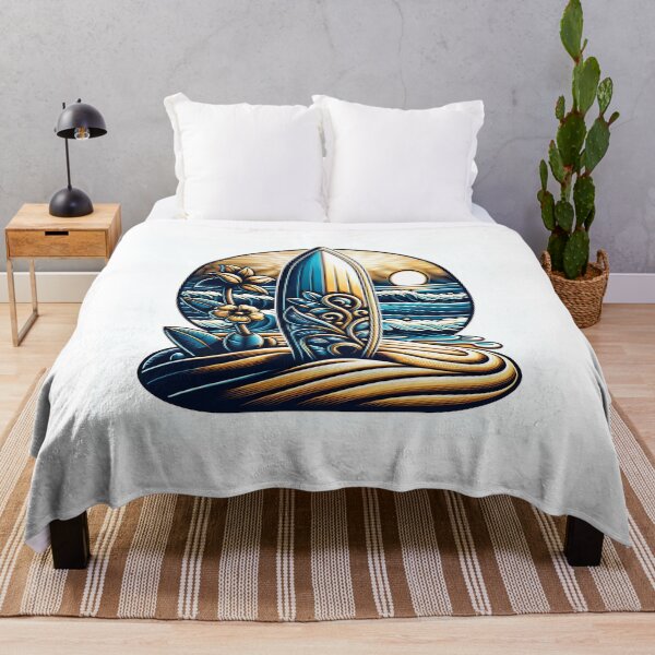 Item preview, A Surfer's Paradise: Sunset Serenade and the Call of the Waves designed and sold by 0penvimark.