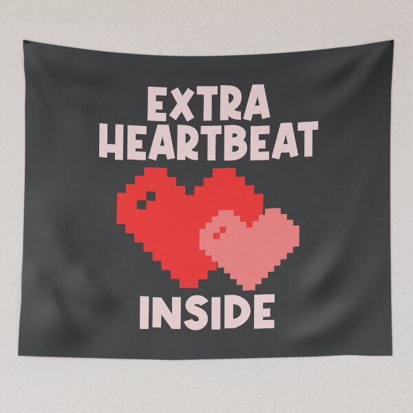 Item preview, Extra heartbeat inside designed and sold by Colorfulman.