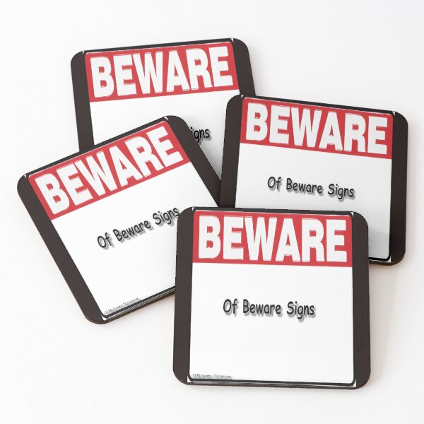 Item preview, Beware Of Beware Signs designed and sold by Rick London Gifts.