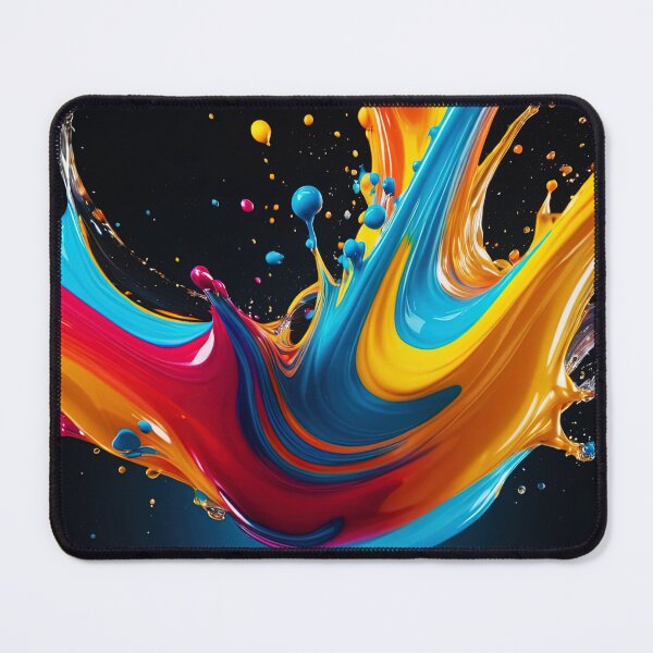 Item preview, Colorful vibrant dynamic fluid pour and splash designed and sold by stevanovicigor.