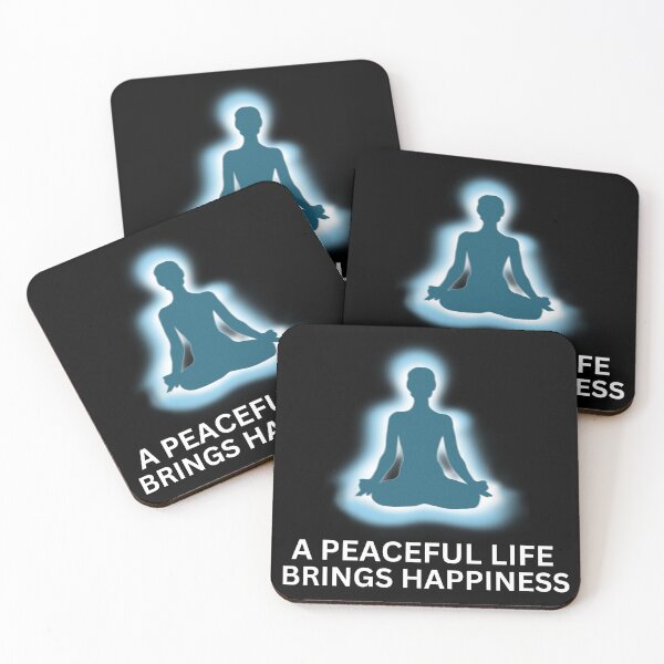 Item preview, A PEACEFUL LIFE BRINGS HAPPINESS designed and sold by StarUL.