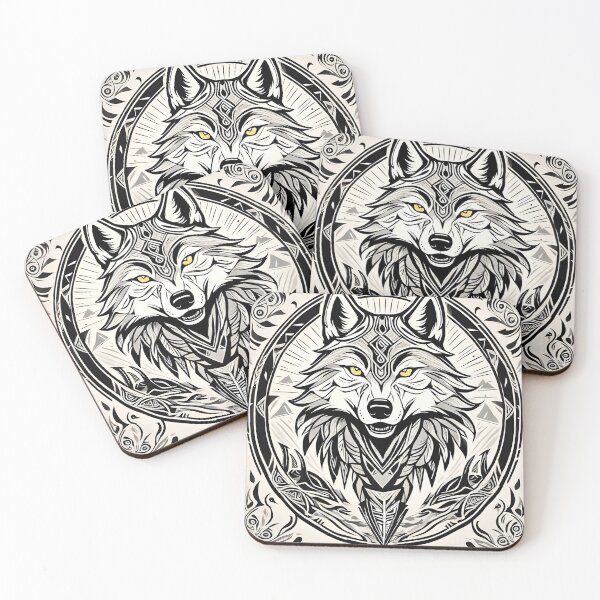 Item preview, Tribal Wolf Pack designed and sold by TrendyGalaxy.