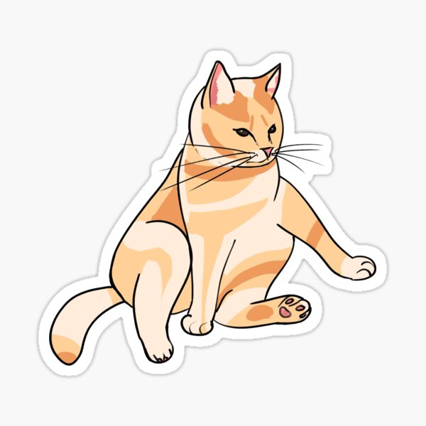 Item preview, Smartest Orange Cat  designed and sold by Xia Hallding.