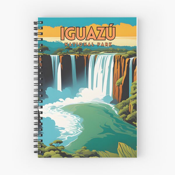 Item preview, Iguazu National Park Argentina Retro Travel Art designed and sold by ZionPosteria.