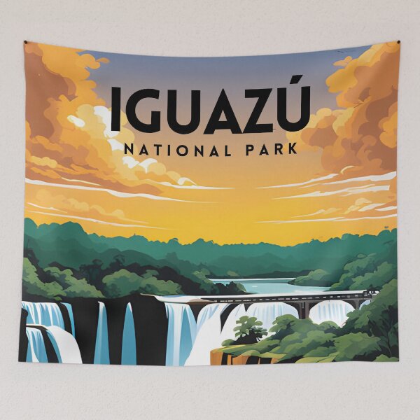 Item preview, Iguazu National Park Argentina Travel Art designed and sold by ZionPosteria.