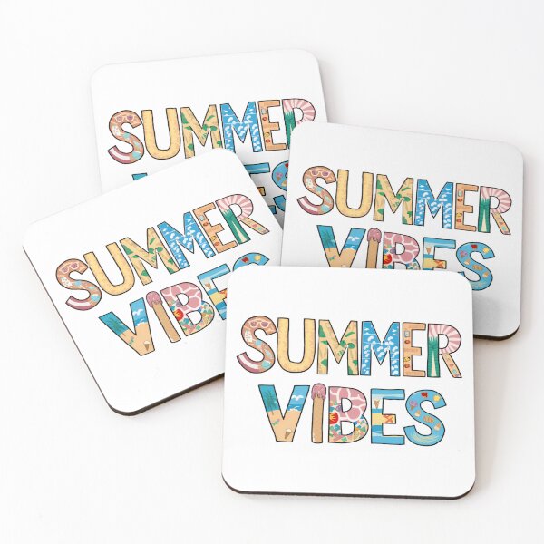 Item preview, Summer vibes design chill out white designed and sold by Newhyperion.