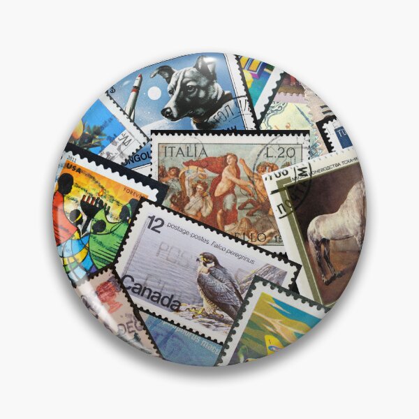 Item preview, Stamps From Around the World designed and sold by WhiteSoftPetals.