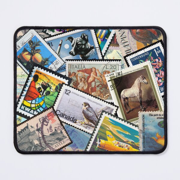 Item preview, Stamps From Around the World designed and sold by WhiteSoftPetals.
