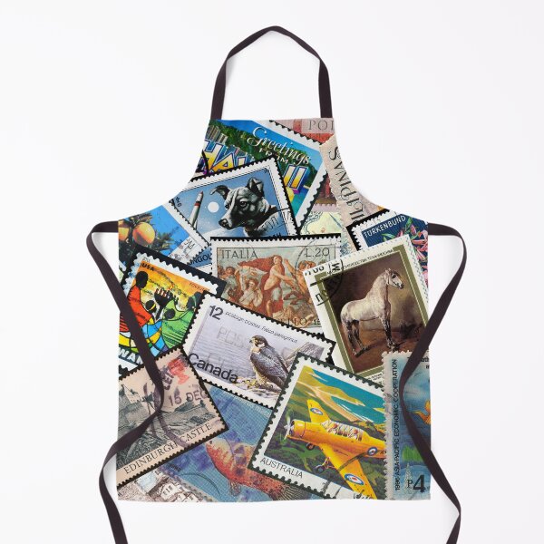Item preview, Stamps From Around the World designed and sold by WhiteSoftPetals.