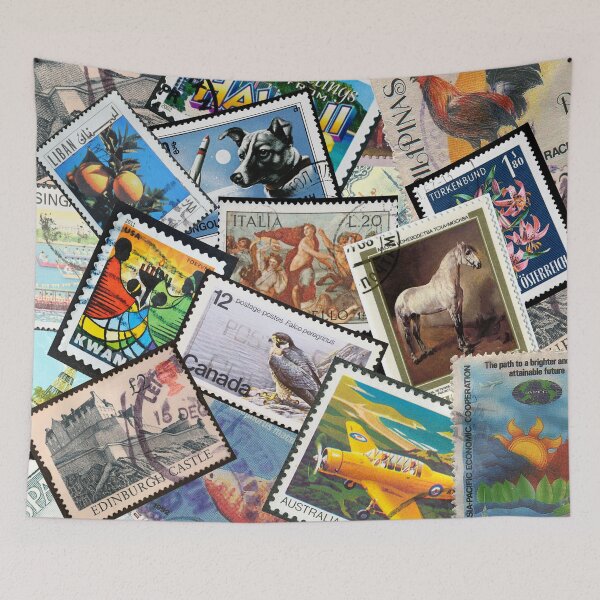 Item preview, Stamps From Around the World designed and sold by WhiteSoftPetals.