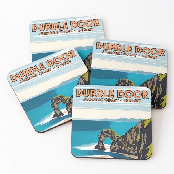 Item preview, Durdle Door Jurassic Coast Dorset Vintage Travel designed and sold by ZionPosteria.