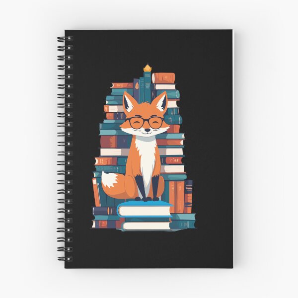 Item preview, Cute Book Lover Fox With Glasses Reading Fun designed and sold by LuminOrb.