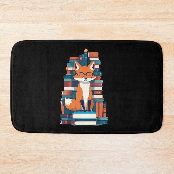 Item preview, Cute Book Lover Fox With Glasses Reading Fun designed and sold by LuminOrb.