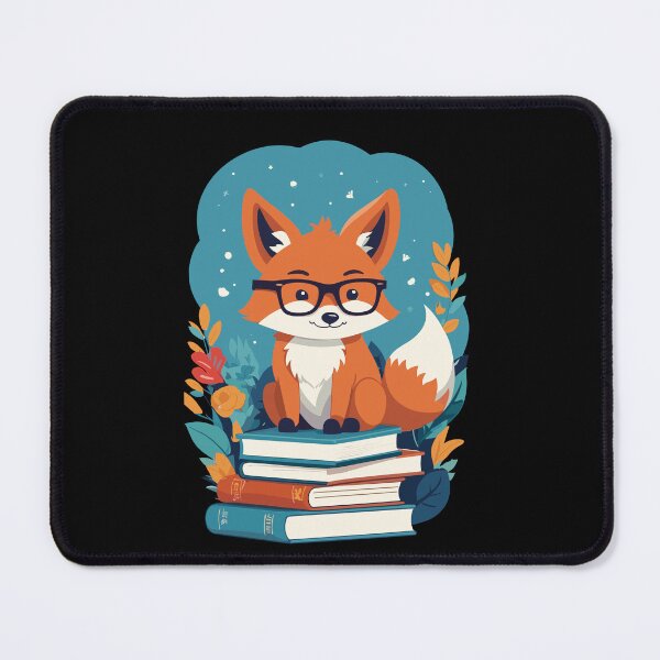 Item preview, Cute Book Lover Fox Reading Fun Design designed and sold by LuminOrb.