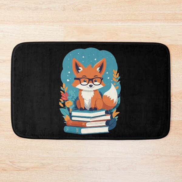 Item preview, Cute Book Lover Fox Reading Fun Design designed and sold by LuminOrb.