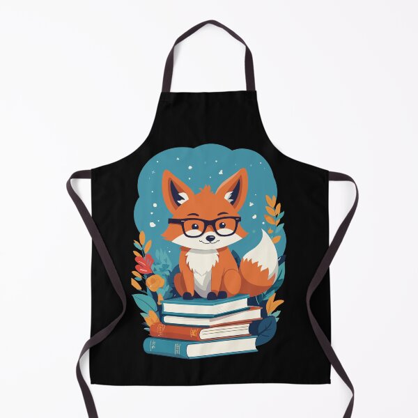 Item preview, Cute Book Lover Fox Reading Fun Design designed and sold by LuminOrb.