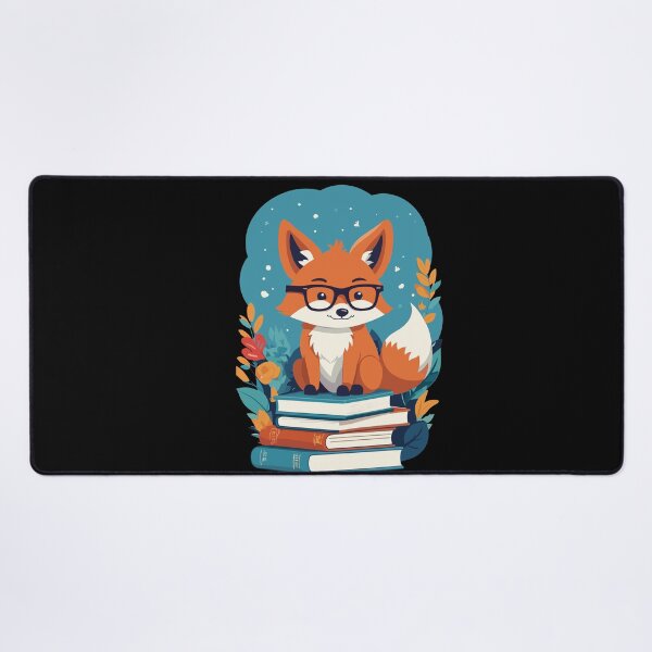 Item preview, Cute Book Lover Fox Reading Fun Design designed and sold by LuminOrb.