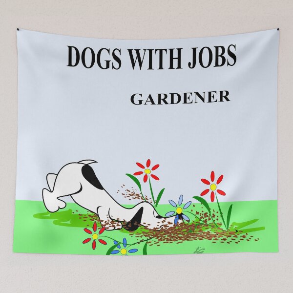 Aperçu de l'œuvre Chiens avec des emplois créée et vendue par studioart.