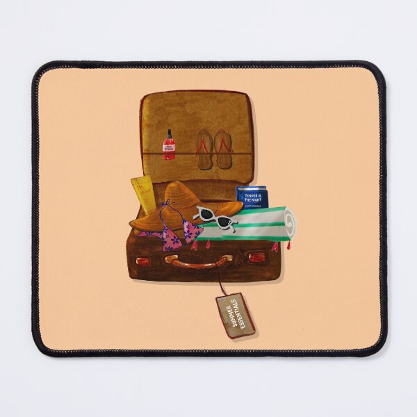 Item preview, Summer Essentials Suitcase - Illustration designed and sold by the little fennec.