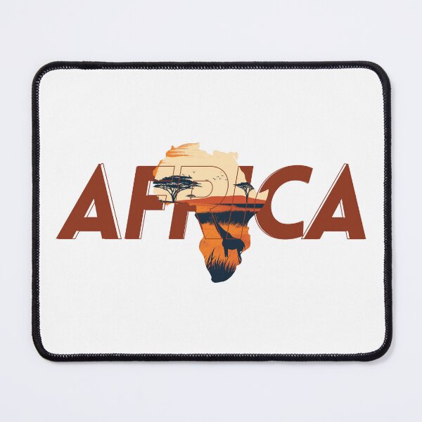 Item preview, Africa Map, Africa Travel Poster, Art Work designed and sold by NeuralVibe.