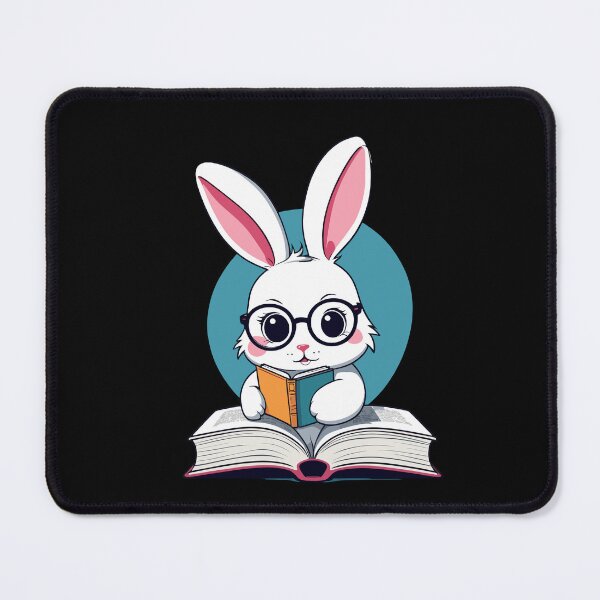 Item preview, Reading Bunny Bookworm Perfect Style Bunny designed and sold by LuminOrb.