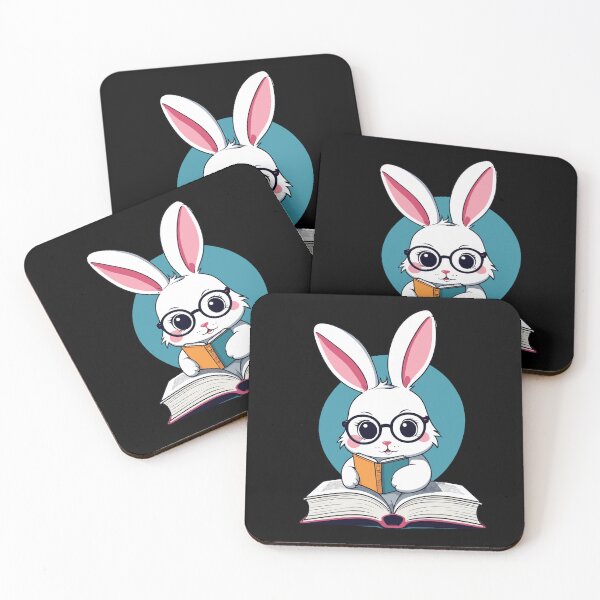 Item preview, Reading Bunny Bookworm Perfect Style Bunny designed and sold by LuminOrb.