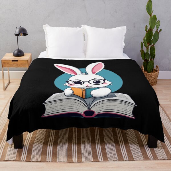 Item preview, Reading Bunny Bookworm Perfect Style Bunny designed and sold by LuminOrb.