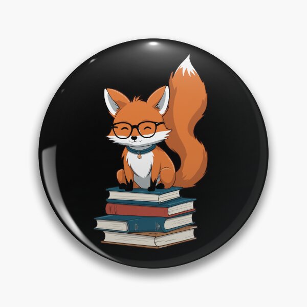 Item preview, Cute Book Lover Fox Reading Glasses Funny Design designed and sold by LuminOrb.