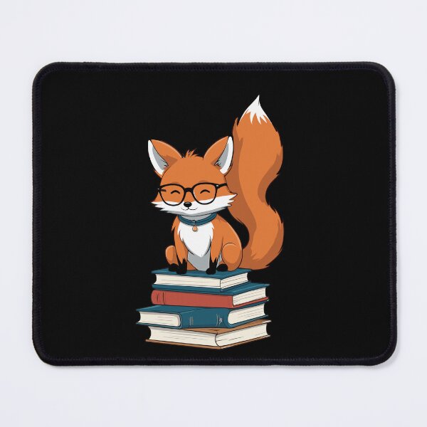 Item preview, Cute Book Lover Fox Reading Glasses Funny Design designed and sold by LuminOrb.