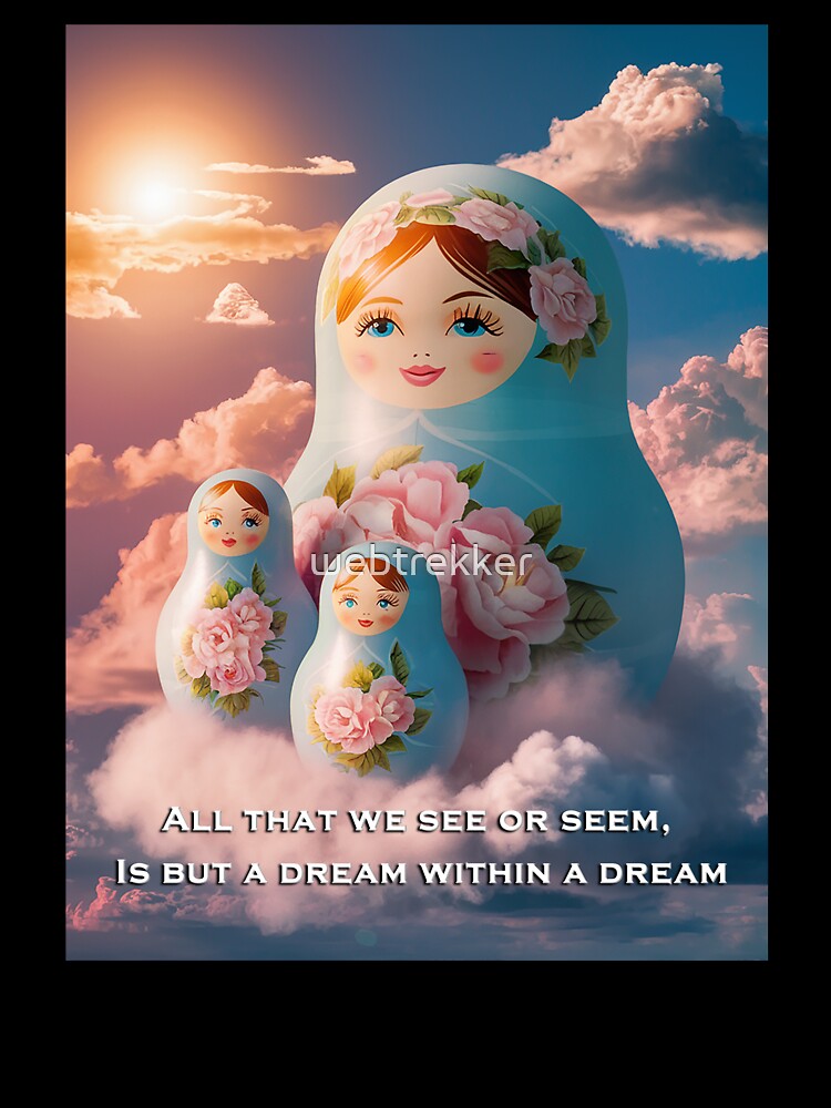 Thumbnail 7 of 7, Oversized T-Shirt, A Dream Within A Dream | Inspirational designed and sold by webtrekker.