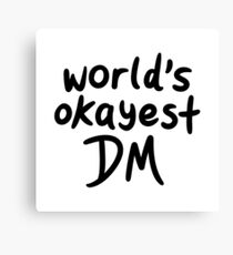 Lienzo El DM más correcto del mundo
