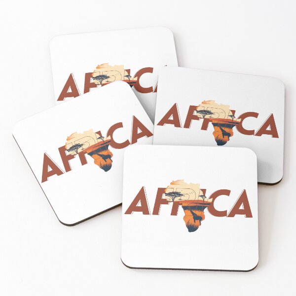Item preview, Africa Map, Africa Travel Poster, Art Work designed and sold by NeuralVibe.