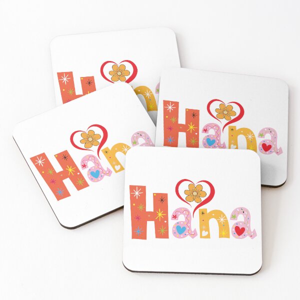 Item preview, Personalized Hana Name designed and sold by Art-Essa.