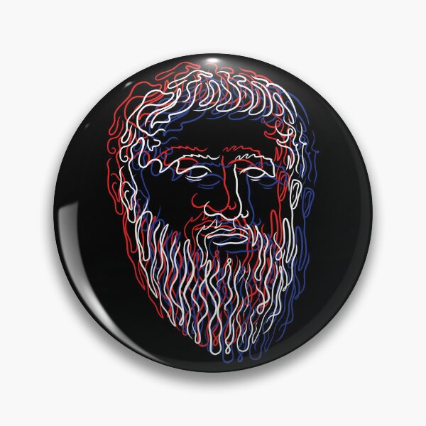 Item preview, Timeless Philosopher: Plato (Black Background) designed and sold by estoicore.