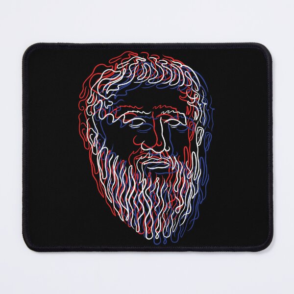 Item preview, Timeless Philosopher: Plato (Black Background) designed and sold by estoicore.