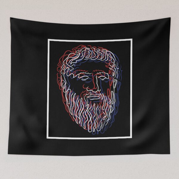 Item preview, Timeless Philosopher: Plato (Black Background) designed and sold by estoicore.