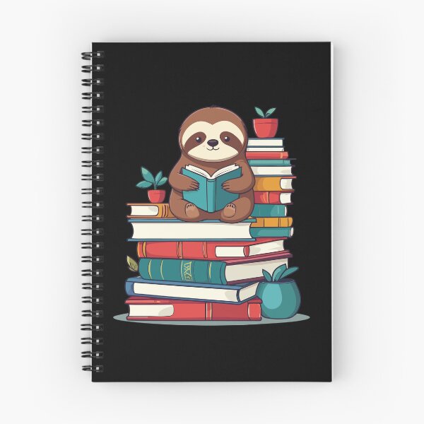 Item preview, Funny Book Lover Sloth Cute Reading Design designed and sold by LuminOrb.