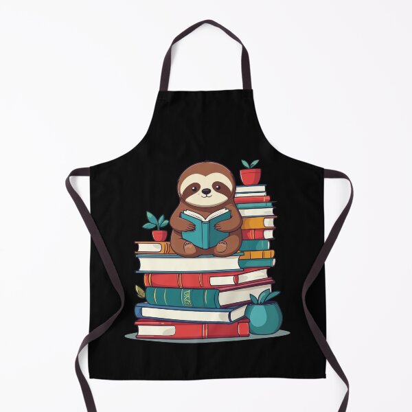 Item preview, Funny Book Lover Sloth Cute Reading Design designed and sold by LuminOrb.
