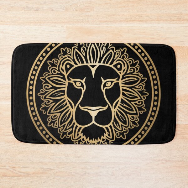 Item preview, Golden tribal Lion Head designed and sold by 123ks.