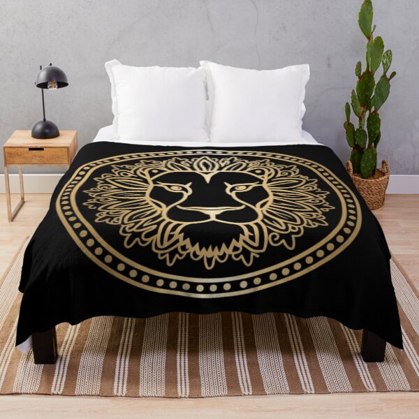 Item preview, Golden tribal Lion Head designed and sold by 123ks.