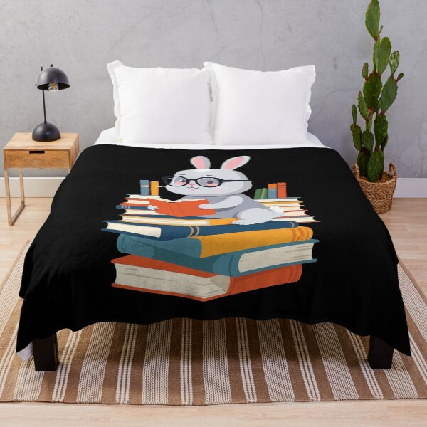 Item preview, Reading Bunny Enthusiastic Book Lover designed and sold by LuminOrb.